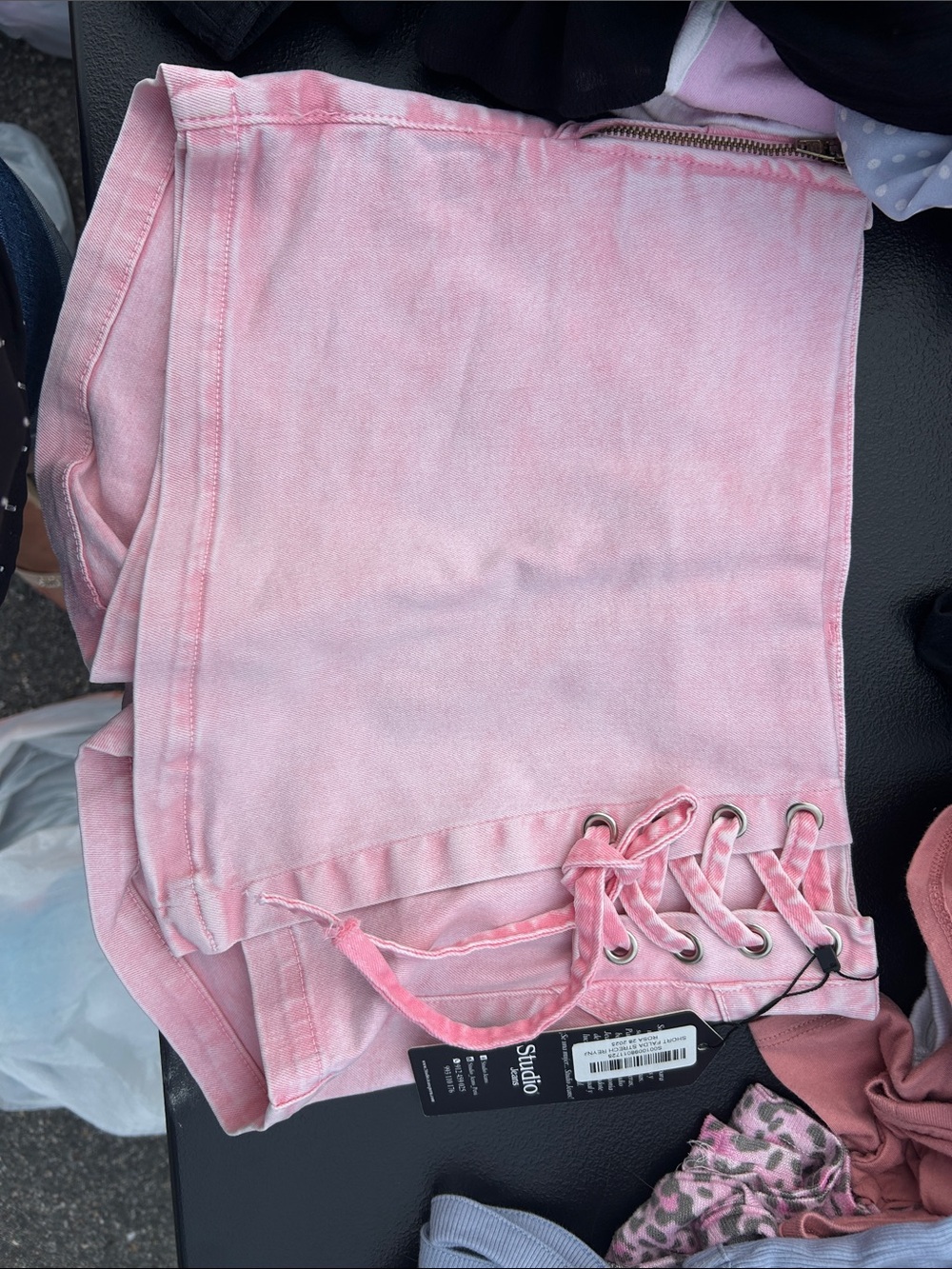 Studio Pink Lace-Up Men’s Shirt